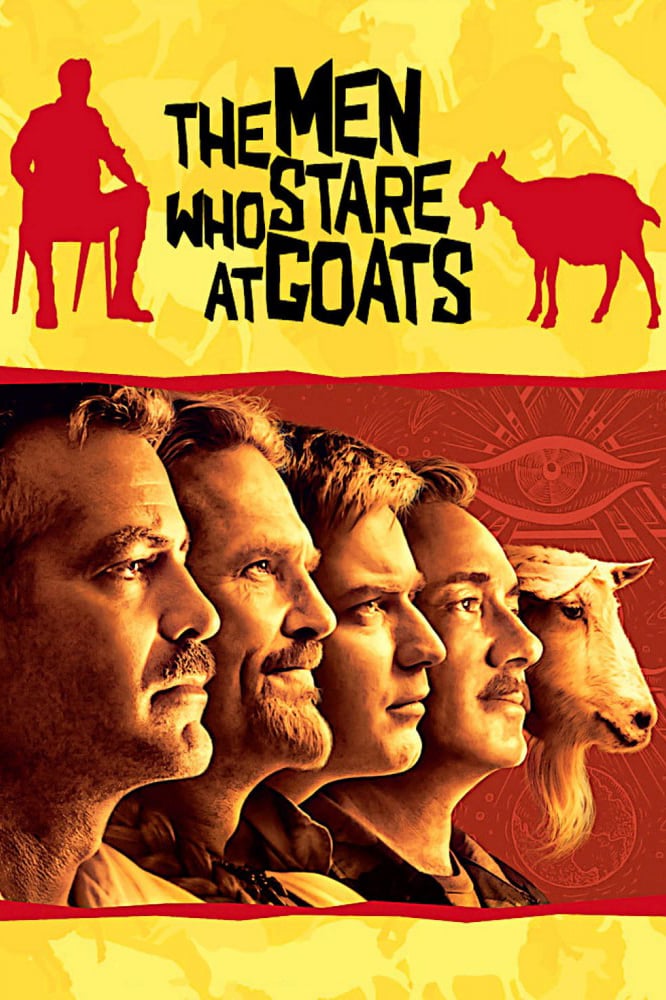 Poster for the movie "The Men Who Stare at Goats"
