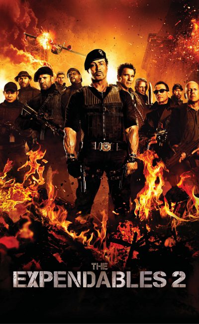 Poster for the movie "The Expendables 2"