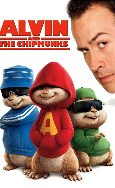 Poster for the movie "Alvin and the Chipmunks"