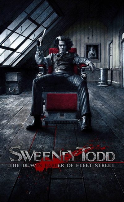Poster for the movie "Sweeney Todd: The Demon Barber of Fleet Street"