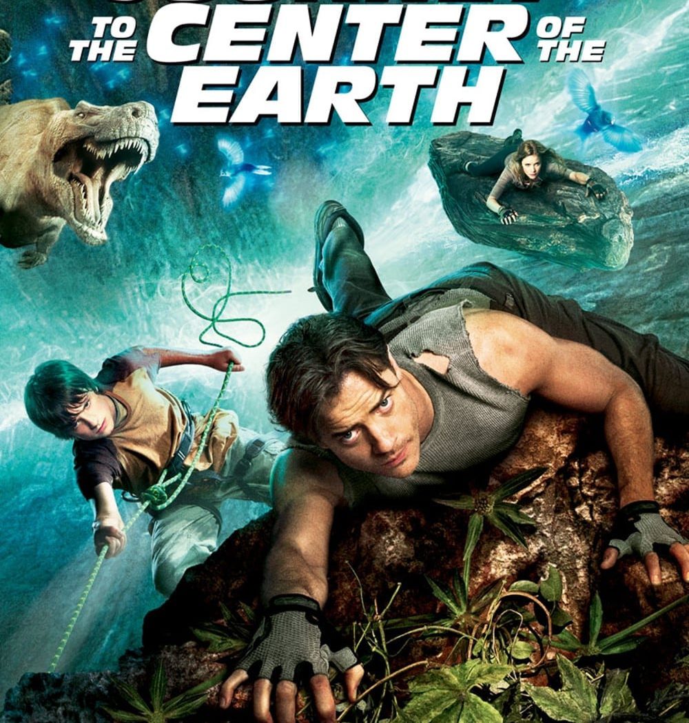 Poster for the movie "Journey to the Center of the Earth"