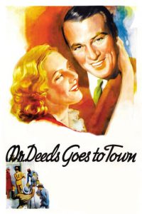 Poster for the movie "Mr. Deeds Goes to Town"