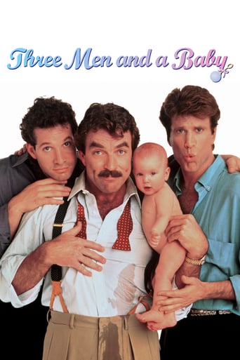 Poster for the movie "3 Men and a Baby"