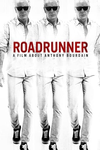Poster for the movie "Roadrunner: A Film About Anthony Bourdain"