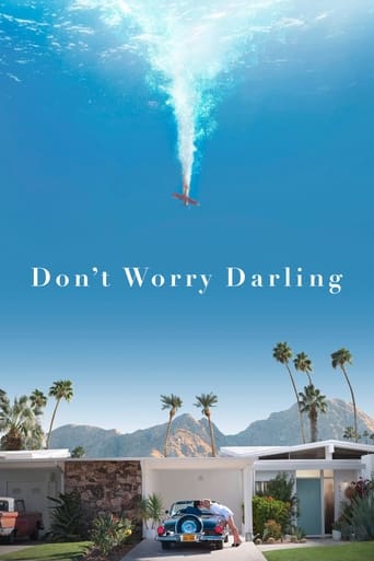 Poster for the movie "Don't Worry Darling"